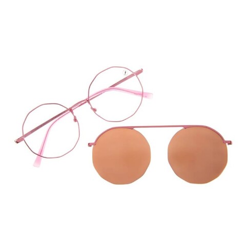 Armazón Chilli Beans Génova más intercambiables de Sol Unisex Rosa