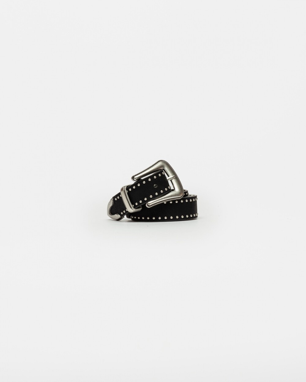 Cinturon North en efecto cuero Negro