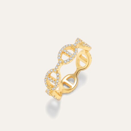 Anillo Justine - Plata y Baño de Oro Anillo Justine - Plata y Baño de Oro