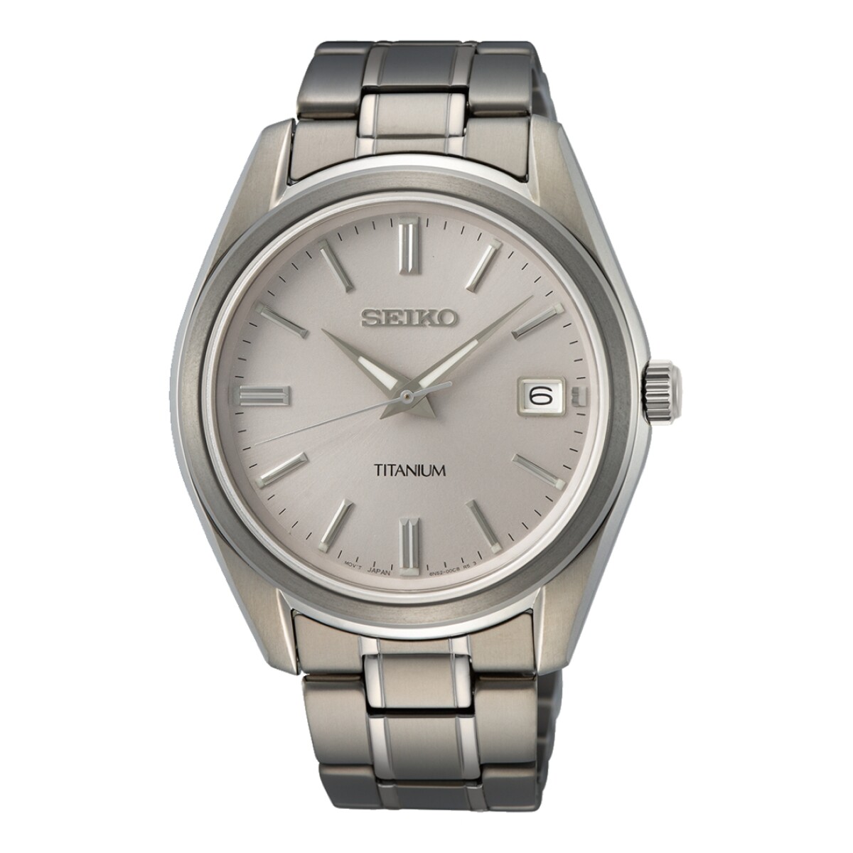 Reloj Seiko SUR369P1 para hombre con correa de Titanio - Plateado 