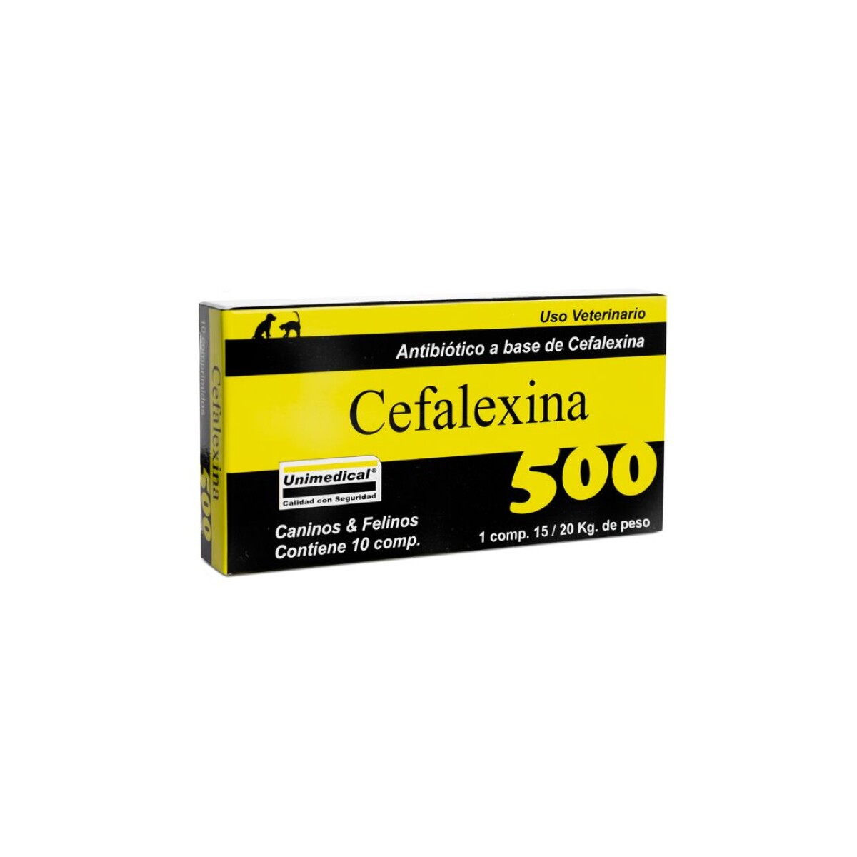 CEFALEXINA 500 MG UNIDAD 