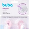 Set x2 chupetes BUBA fisiologico 0-6 meses elefante rosado