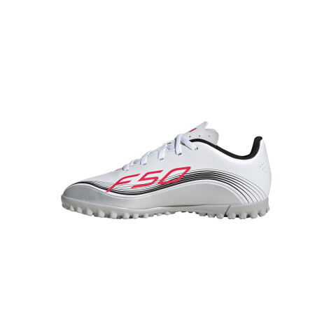 Championes adidas F50 Messi Club TF de niño White & Silver