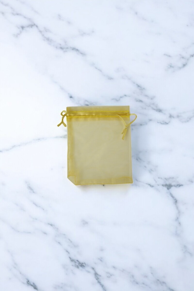 Bolsa organza 8x11 cm. - ORO 