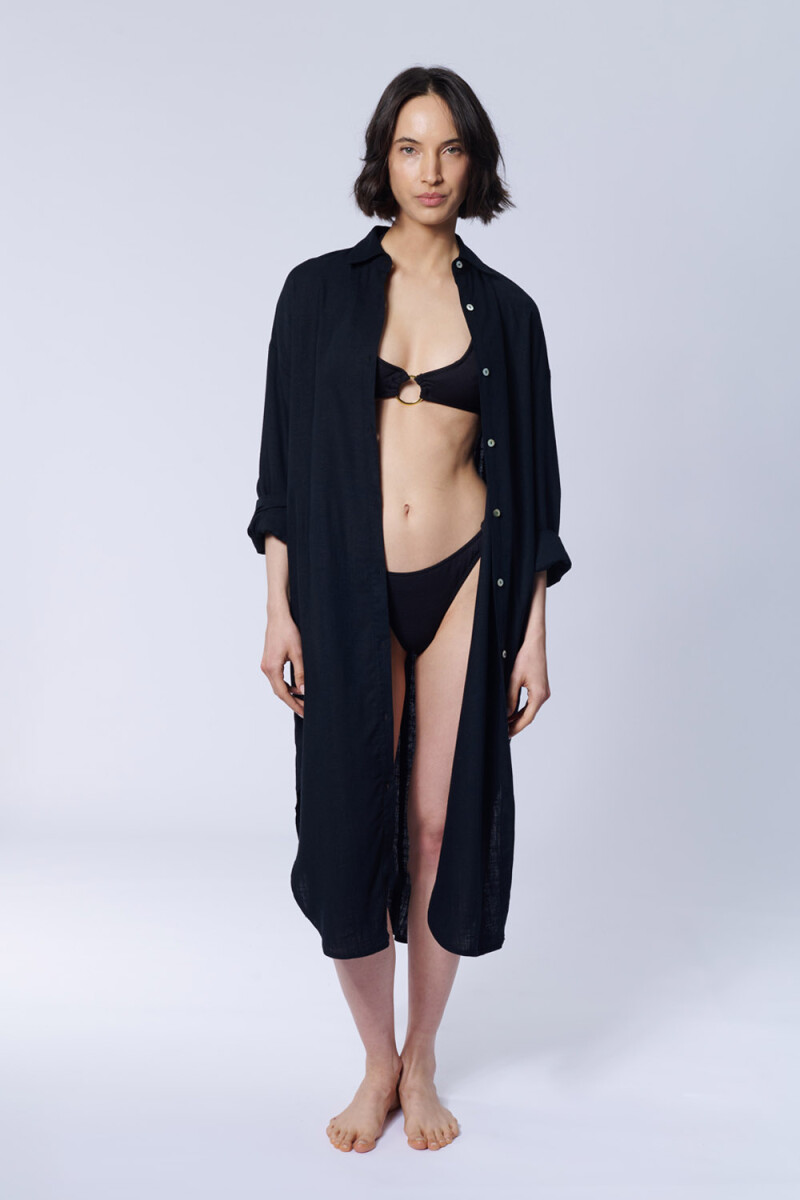 Bombacha bikini textura - Negro 