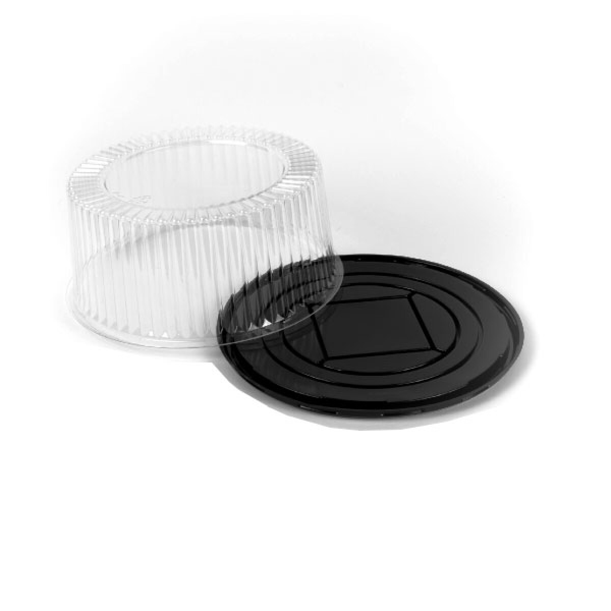 TORTERA 26X11.6 CMS PET BASE NEGRA 