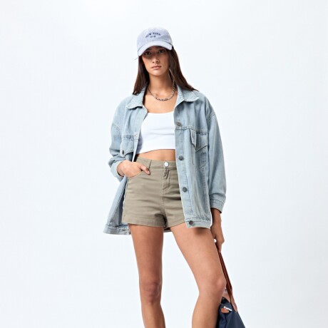 SHORT RENI Verde Seco