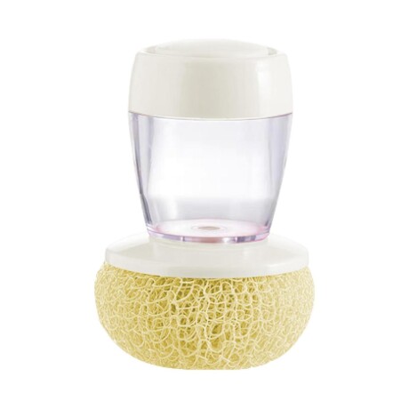 Esponja cocina con dispensador amarillo