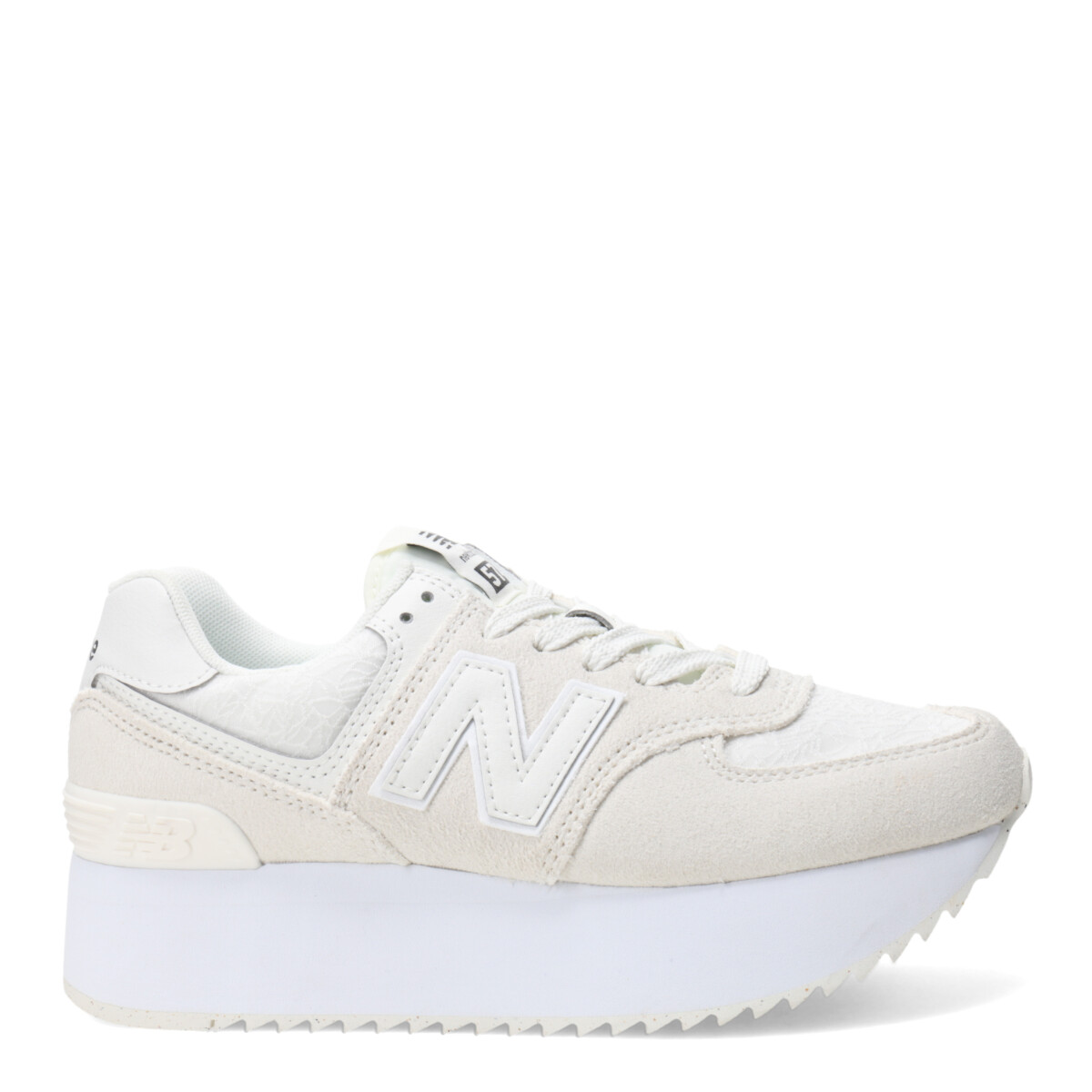 Championes de Mujer New Balance 574+ New Balance - Beige - Blanco 