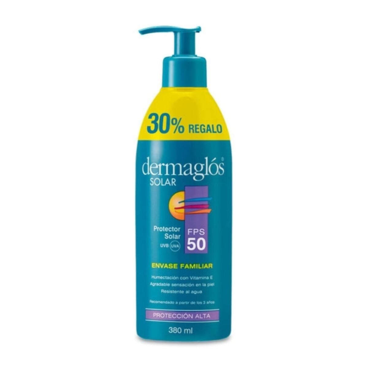 Protector Solar Dermaglós Fps 50 - Envase Familiar 