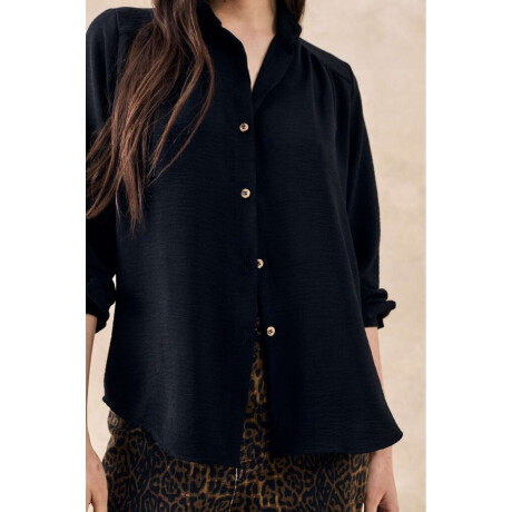 Blusa Cuello Mao Negro
