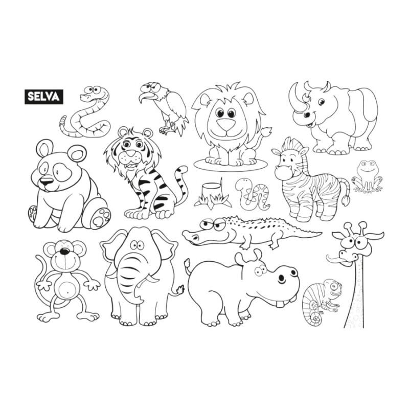 Block animales para colorear Chau Pantallas Block animales para colorear Chau Pantallas