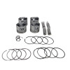 JUEGO DE PISTONES 0.50 MM GOL G3 / G4 1.9D / CADDY / POLO 1.9D CON AROS Juego De Pistones 0.50 Mm Gol G3 / G4 1.9d / Caddy / Polo 1.9d Con Aros