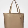 Shopper Vera en cuero graneado Vison