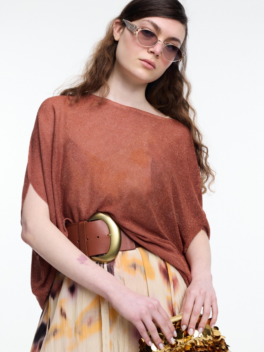 TOP CUADRADO LUREX 
