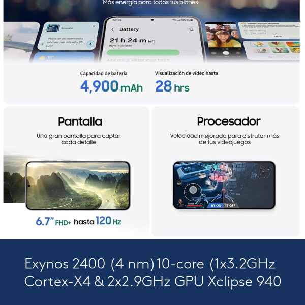 Samsung Galaxy S25 Fe 8/256gb 5g + Regalo AZUL