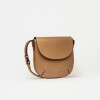 Mini Bag Mod en efecto cuero liso Taupe