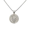 Dije San Benito-Plata 925-Sin Piedra-CP3128 sinpiedra