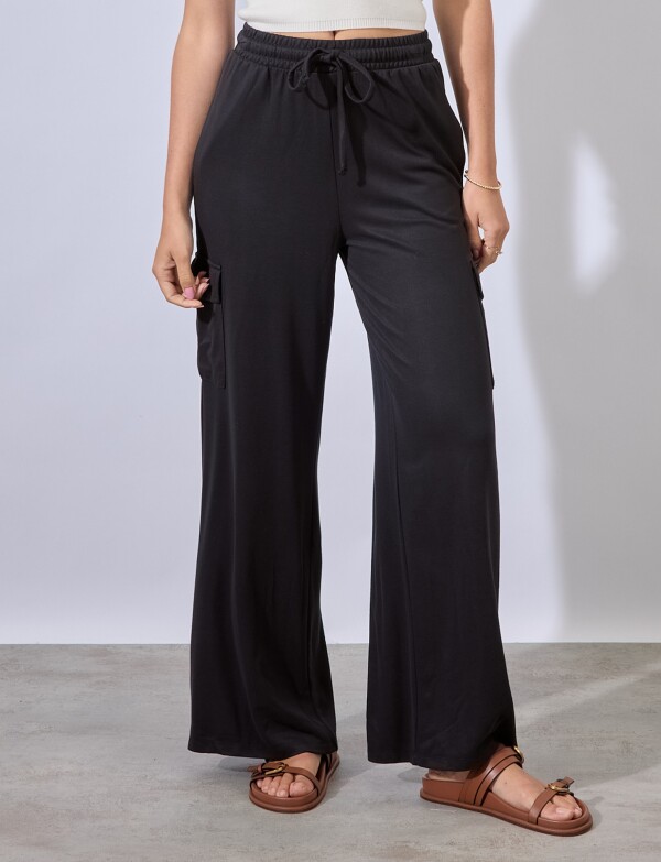 Pantalon Cargo NEGRO