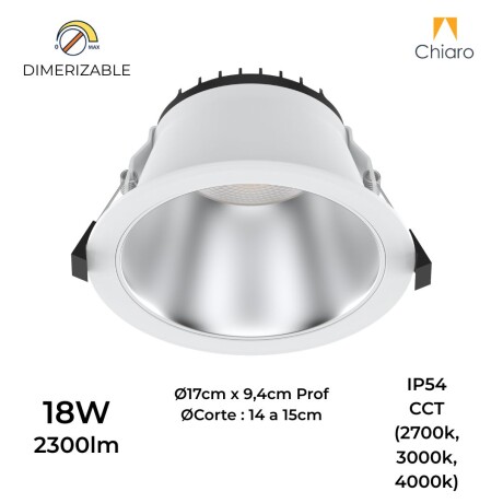 PANEL SPOT EMBUTIR 18W ANTI DESLUMBRAMIENTO CCT(2700K-3000K-4000K) PANEL SPOT EMBUTIR 18W ANTI DESLUMBRAMIENTO CCT(2700K-3000K-4000K)