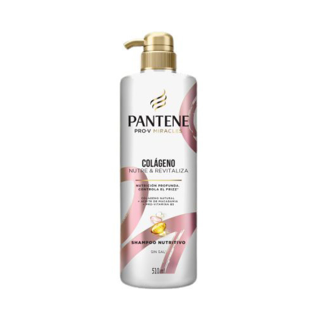 Shampoo Pantene Colágeno Nutre Y Revitaliza 500ml 