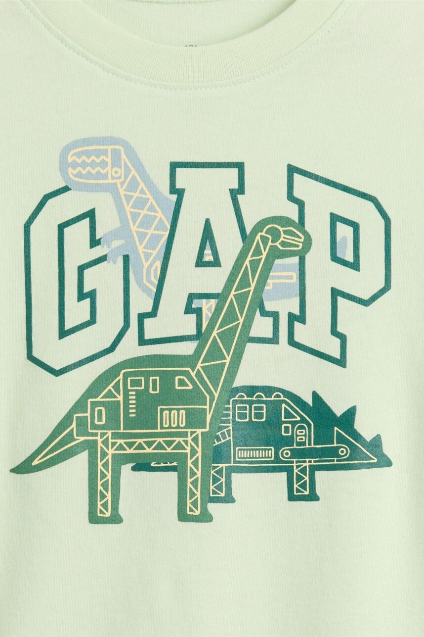 Remera Logo Gap Toddler Niño Pod Green