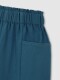 Pantalon Con Cinturilla Elastica Azul