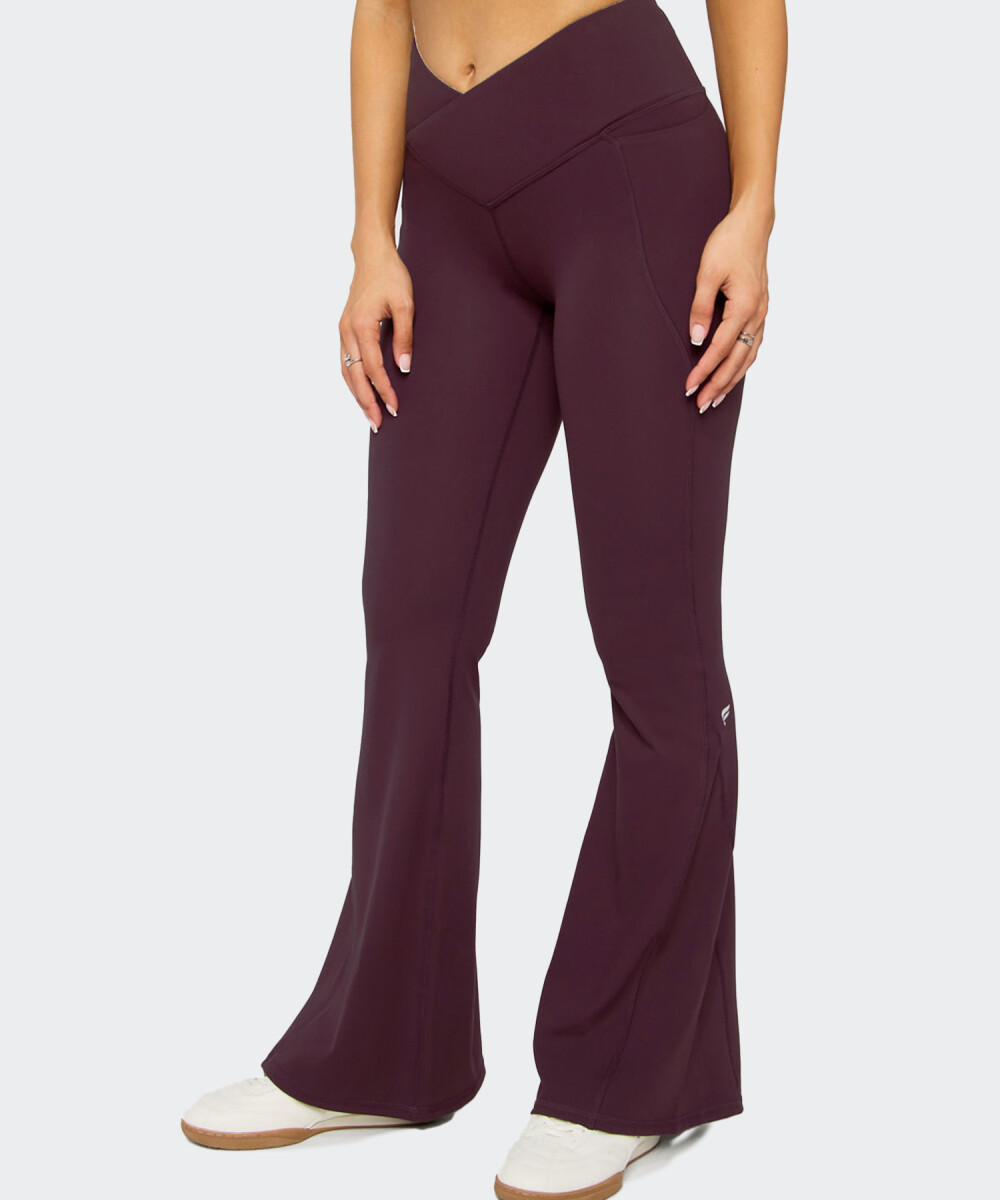 Pantalón Fabletics Acamapanado Oasis PureLuxe - Violeta 