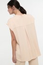 CAMISA SIN MANGAS Crema