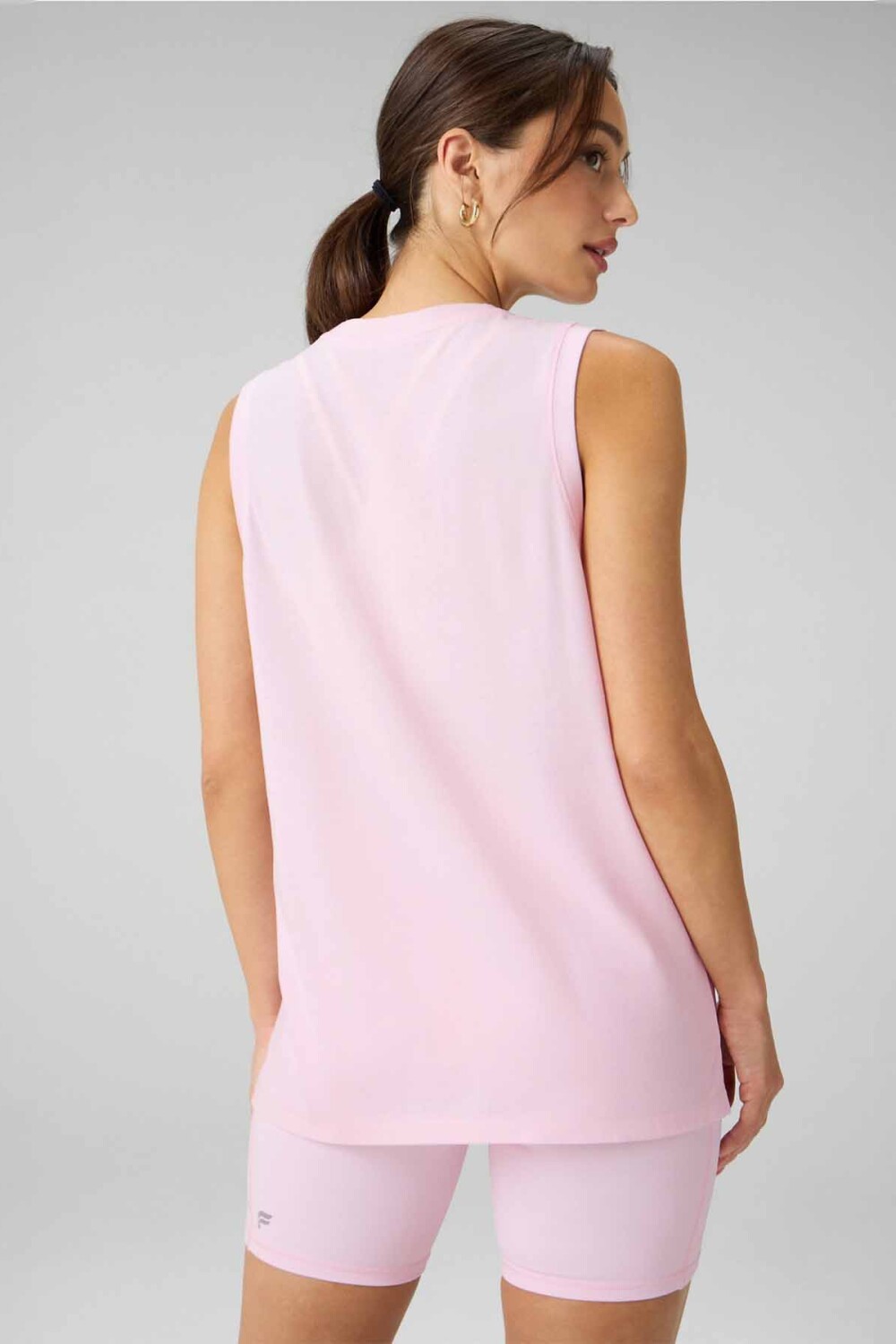Polo Training 100% Cotton Tank Mujer Soft Pink