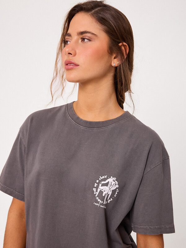T-SHIRT PADELLA RUSTY Gris Oscuro