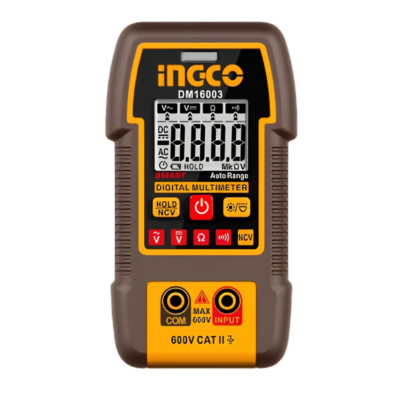Tester multimetro INGCO Digital 600V modelo DM16003 Tester multimetro INGCO Digital 600V modelo DM16003
