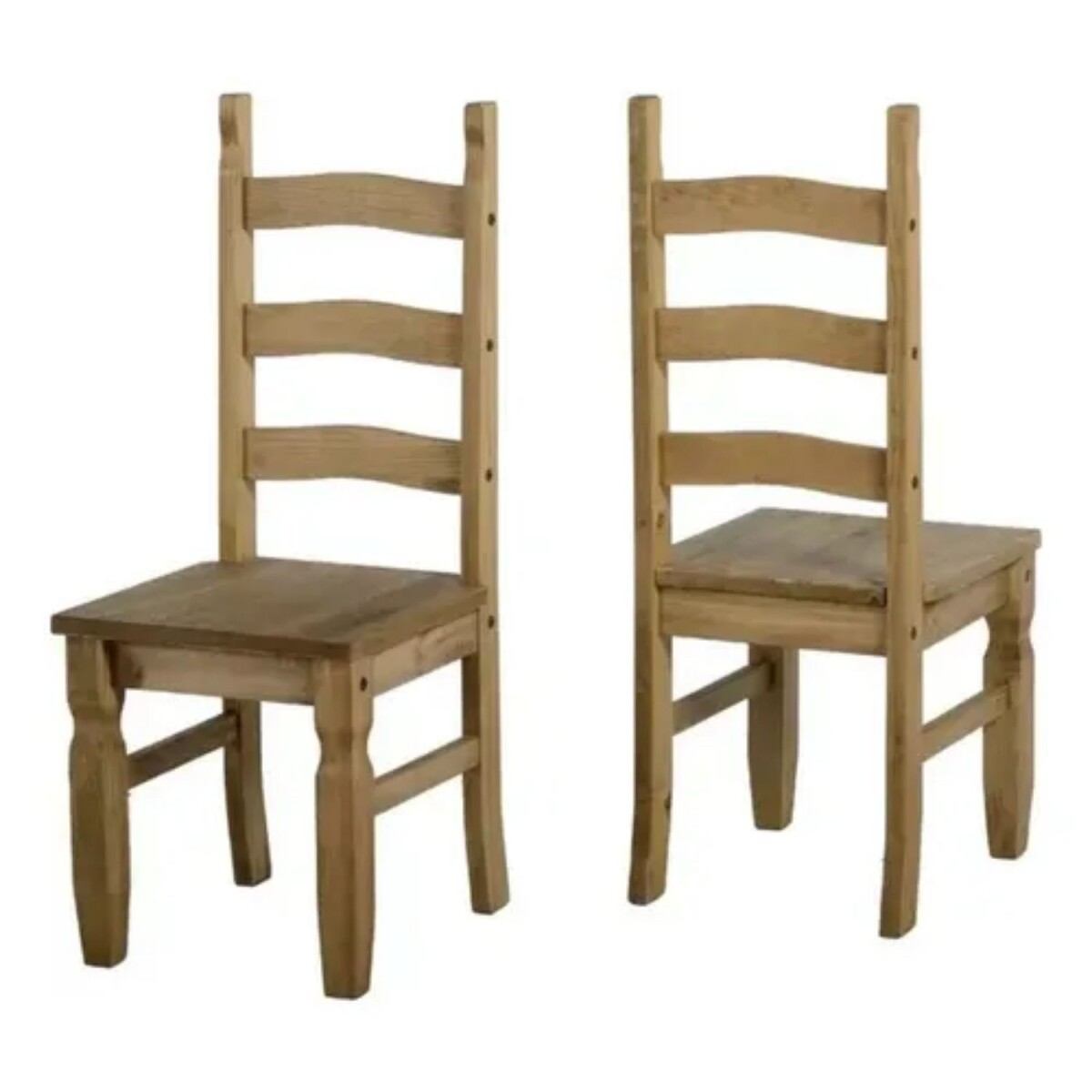 Promo 2 Sillas De Comedor Linea Naturale 