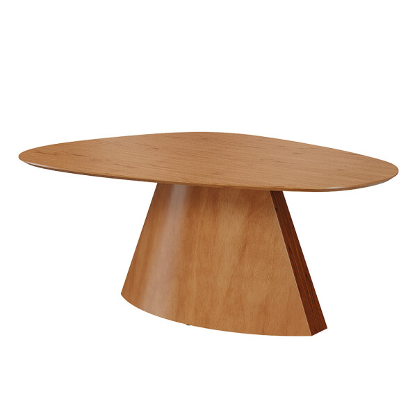 MESA DE COMEDOR OLIVIA ORGÁNICA COLOR NOGUEIRA Mesa De Comedor Olivia Orgánica Color Nogueira