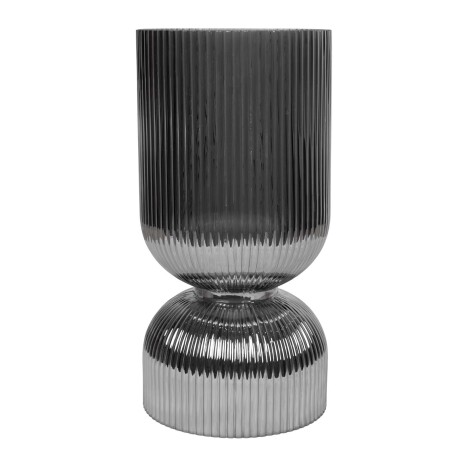 LAMPARA DE MESA VIDRIO GRIS LT95180