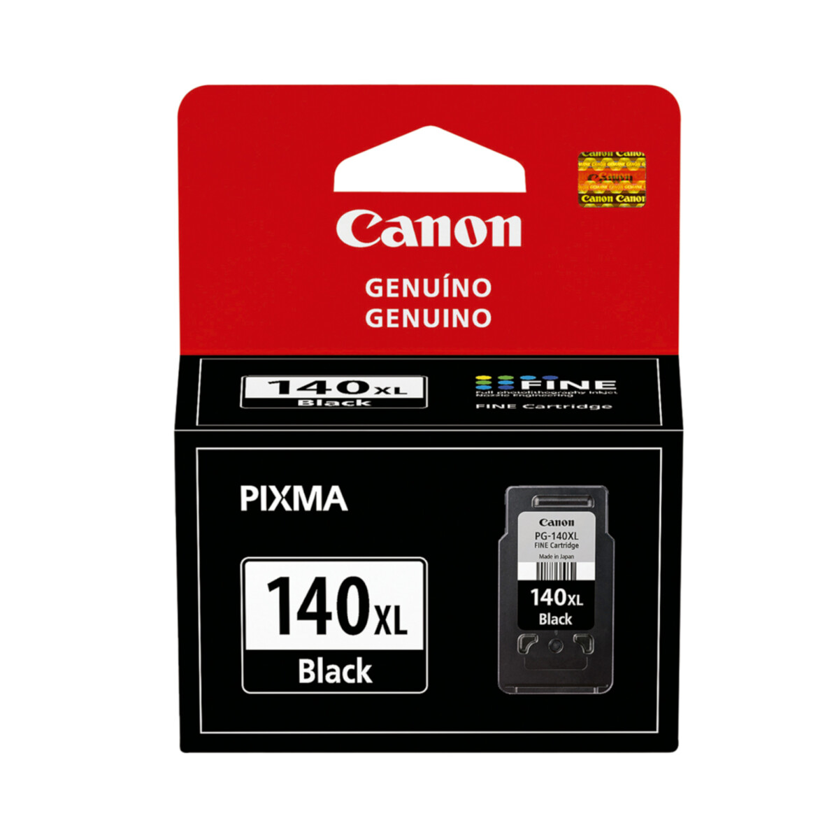 Canon Cartucho de Tinta Original PG-140XL Negro. 11ML. 300 Paginas. Compatible: Pixma Mg 3110/ Mg 32 - 001 