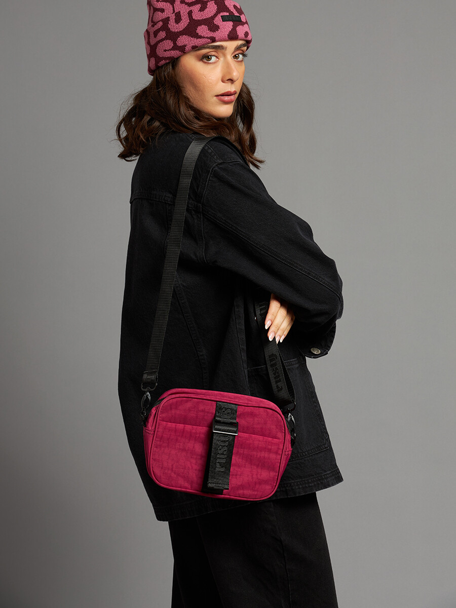 BANDOLERA ZANIA RUSTY - Magenta 