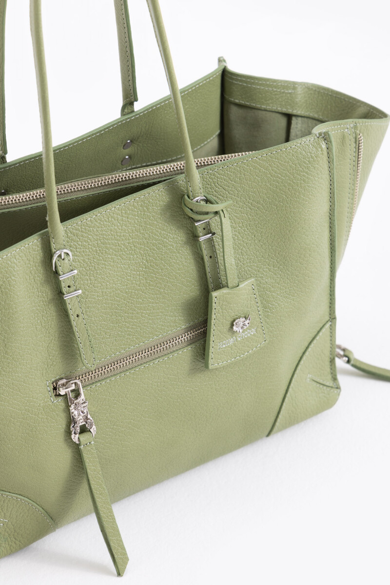 TOTE BARROQUE SMALL Verde Oliva