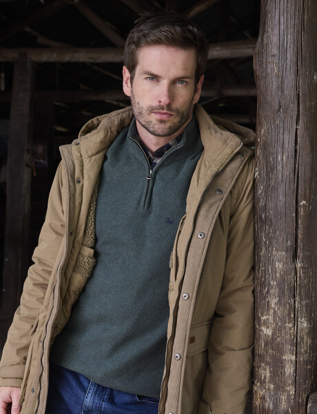 CAMPERA CON CAPUCHA DESMONTABLE Beige