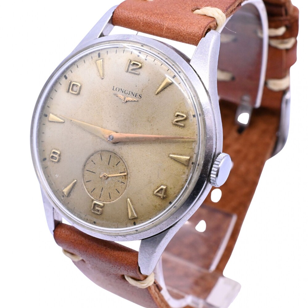 Longines calatrava oversize 37 mm. 6334-13 movimiento manual año 1957. Longines calatrava oversize 37 mm. 6334-13 movimiento manual año 1957.