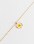 Cadena Corta con Dije Con flores Cadena Corta Con Dije Flor - Dorado