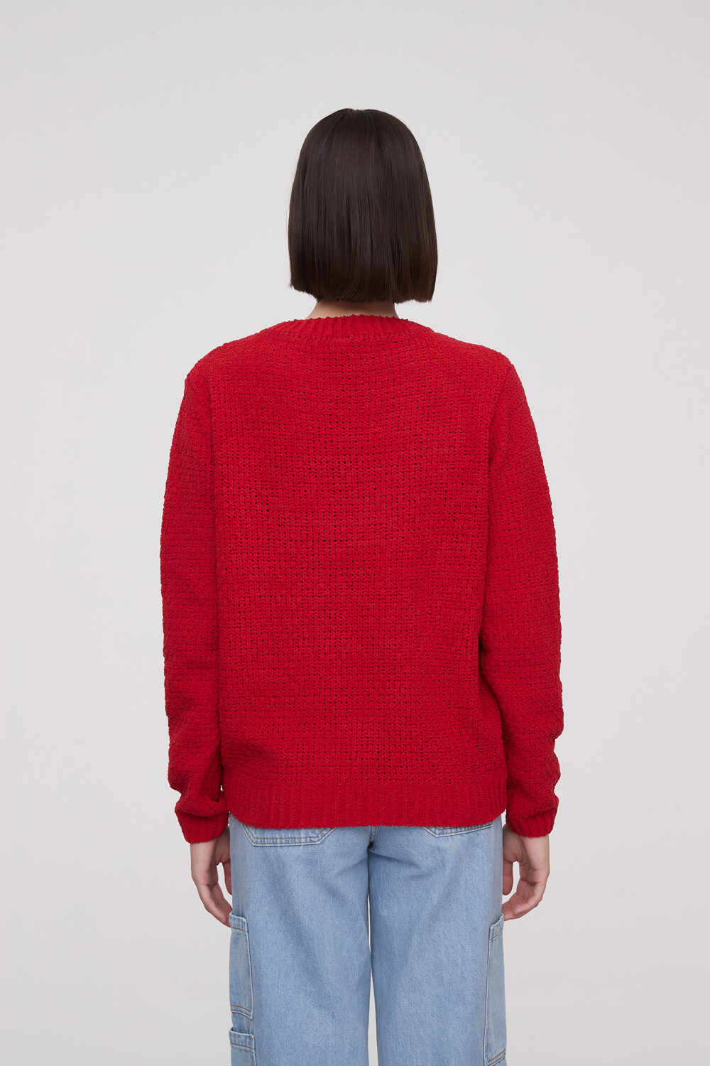 Sweater Allora Rojo Oscuro