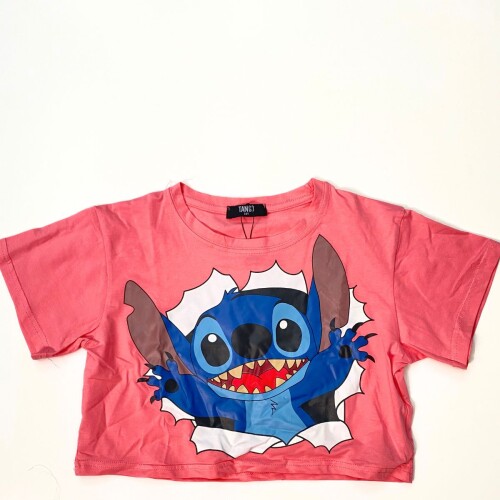 Crop Top Stich Rosa