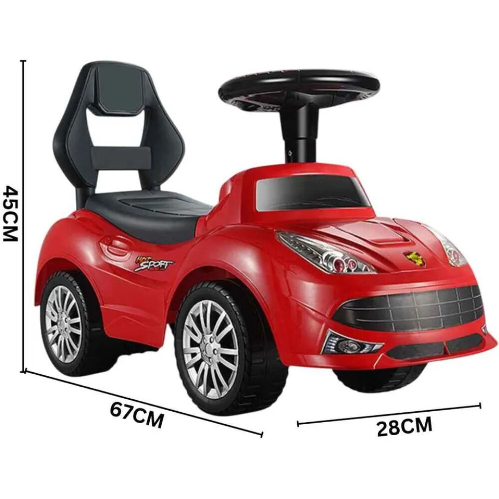 Buggy auto deportivo con luces y sonido Rojo