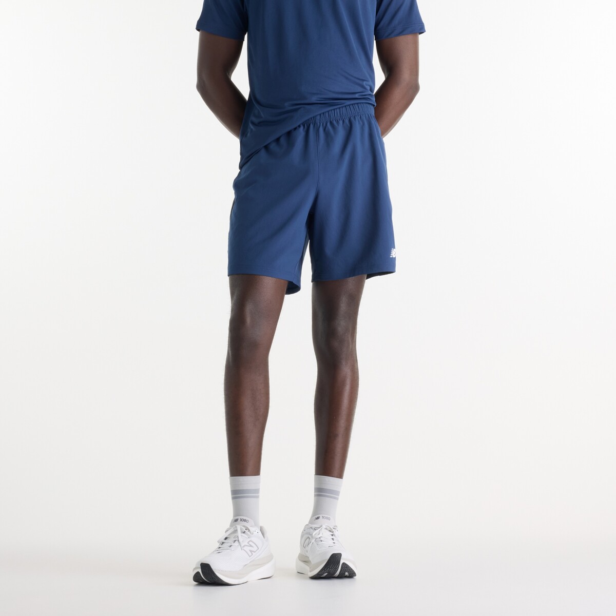 Short New Balance de Hombre - Sport Unlined - MB62E3PDNNY - BLUE 