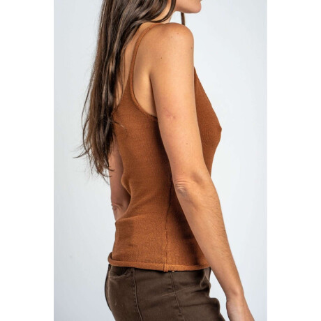 Top Tejido Marron
