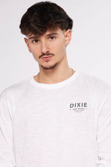 T-SHIRT ML BRANE DIXIE Blanco