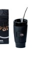 MATE PAMPA GUAMPA CON BOMBILLA NEGRO