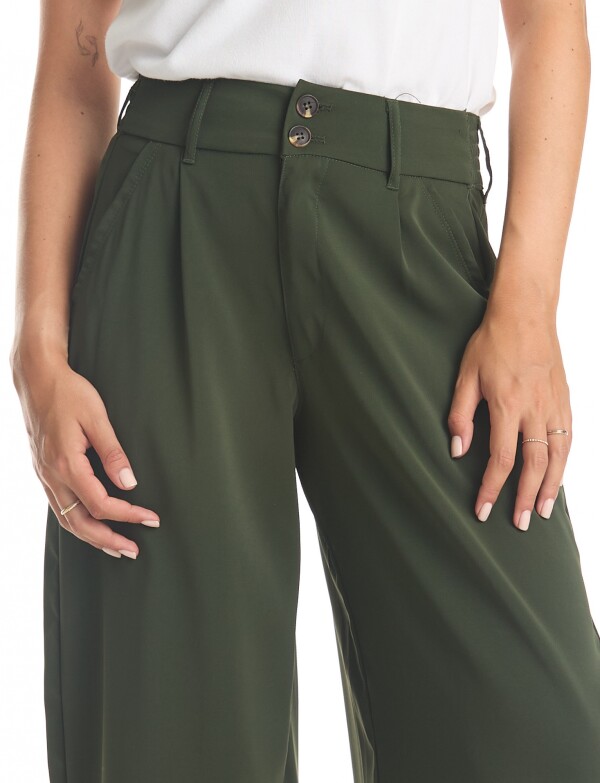 Pantalon Wide Leg VERDE