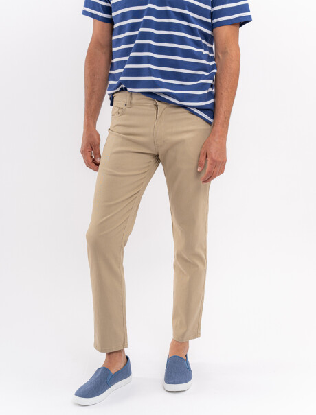 Pantalon color arena